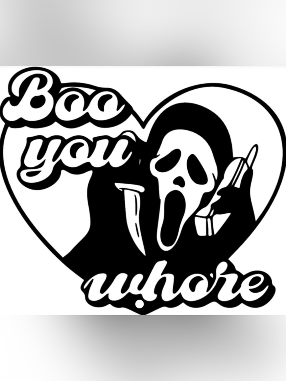 Ghostface decal